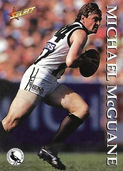 1995 Select AFL #117 Michael McGuane Front